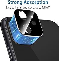 Vista 57 de 3 Pack Tempered Glass Camera Lens Protector for iPhone 12 6.1", Ultra HD, 9H Hardness, Anti-Scratch, Case Friendly, Easy to Install