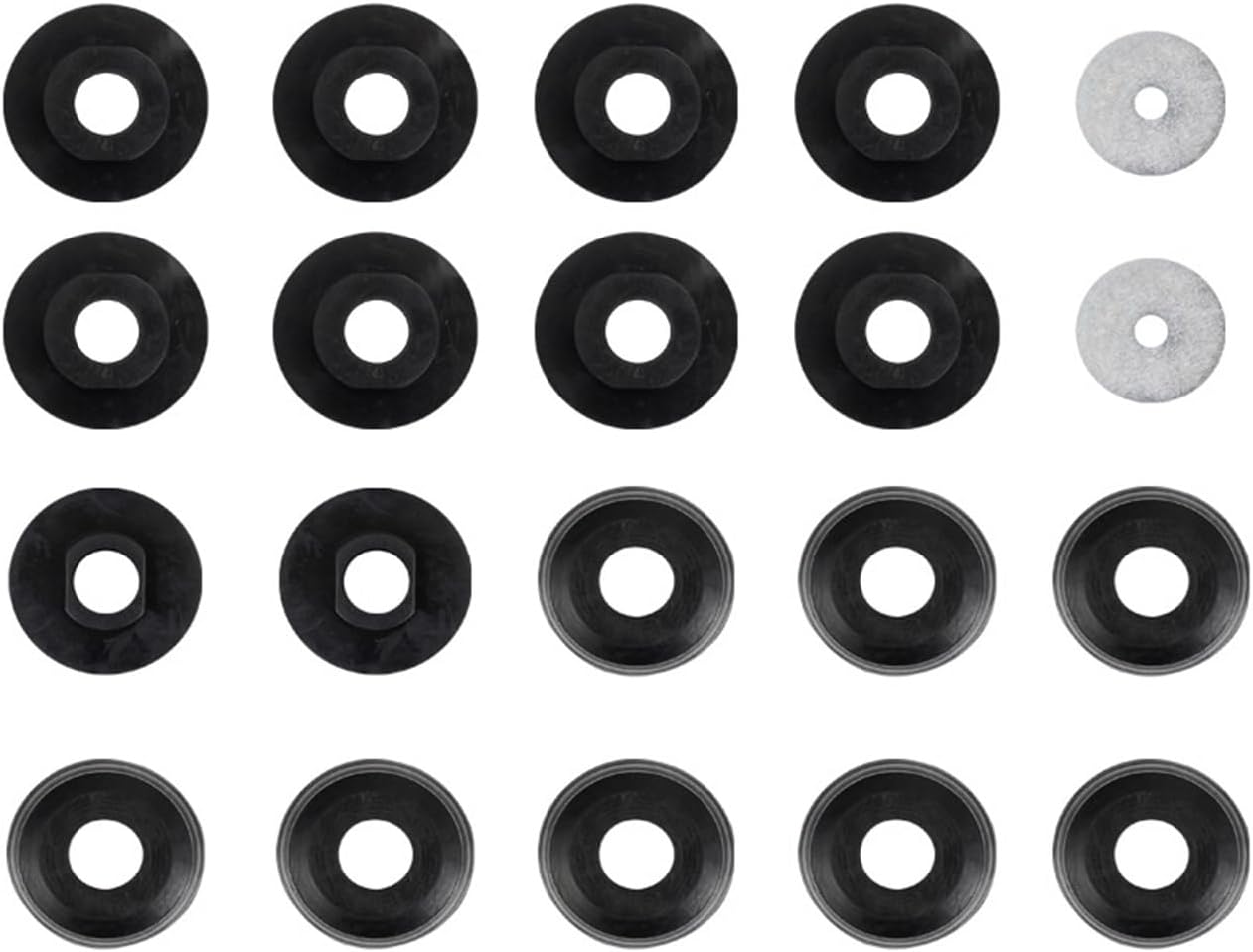 Body Bushings & Steel Sleeves & Hardware for F350 1999-2008 Replace Part Number KF04050BK Polyurethane Body Mounts