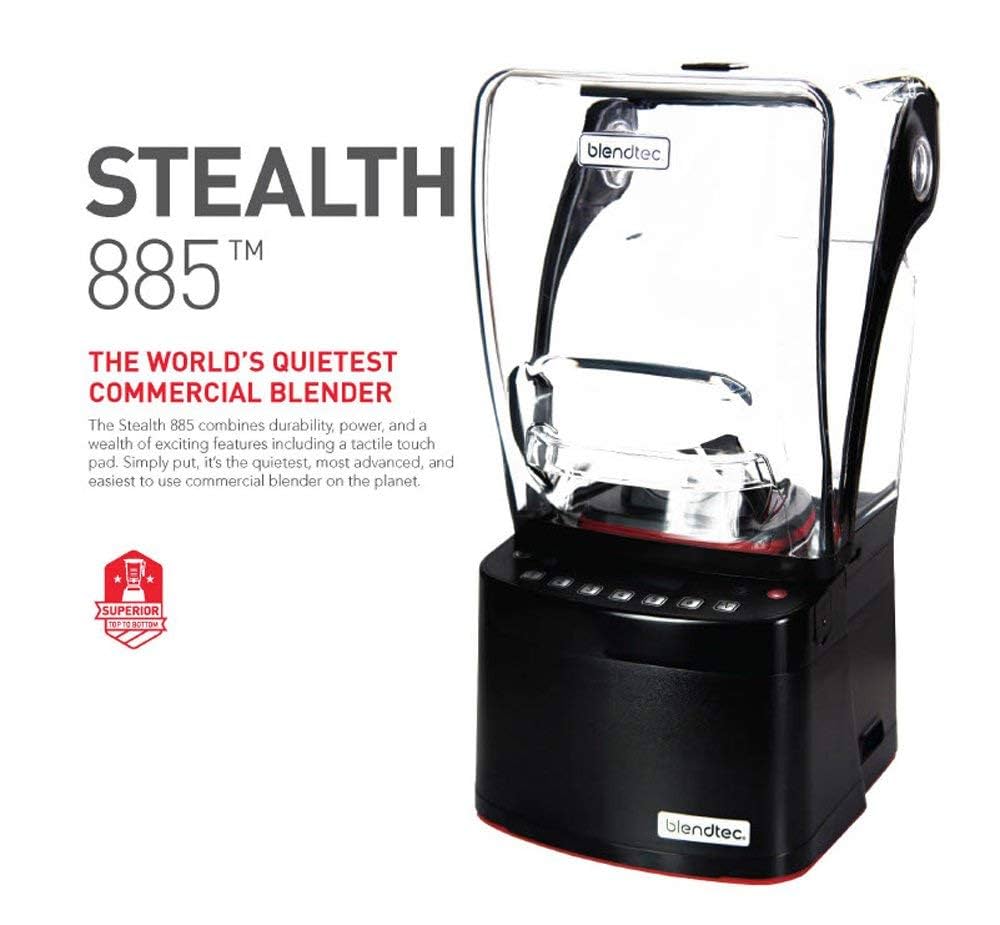 Amazon.com: Blendtec Commercial Blender, Black (Renewed