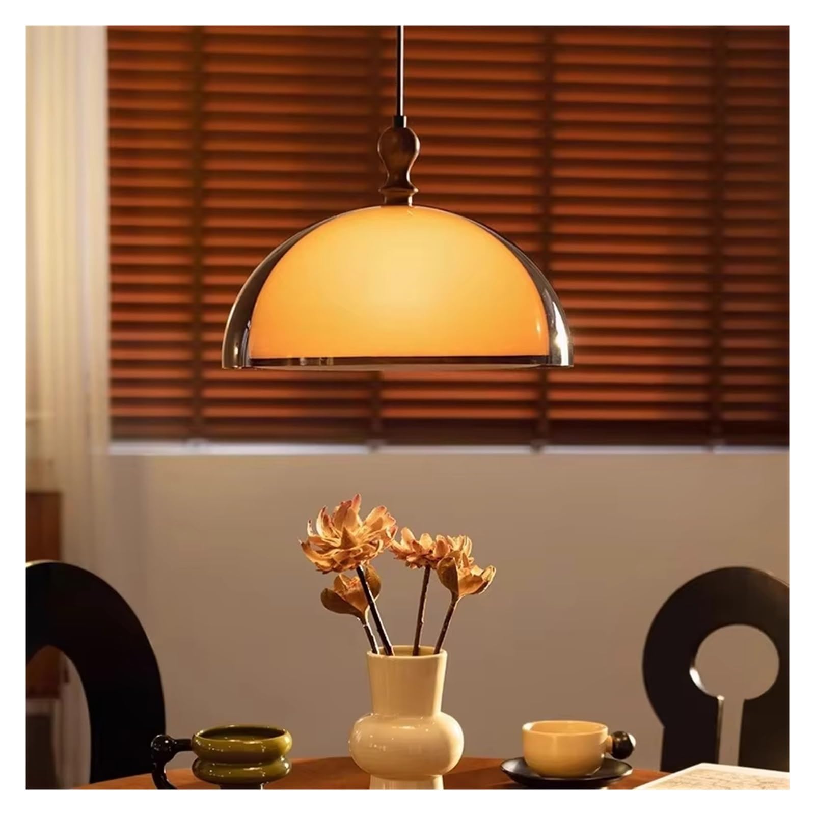 Suspension LED vintage style Nanyang rétro réglable pour table à manger
