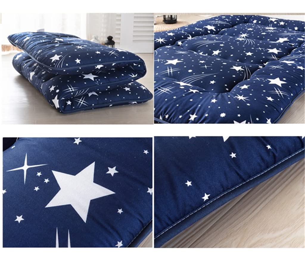 Japanische Boden Futon Matratze 8cm Dicke Quilting Sofas Schlafpad Japanische Bett Roll Faltbare Bodenmatte Faltbare Portable Camping Matratze,D,King