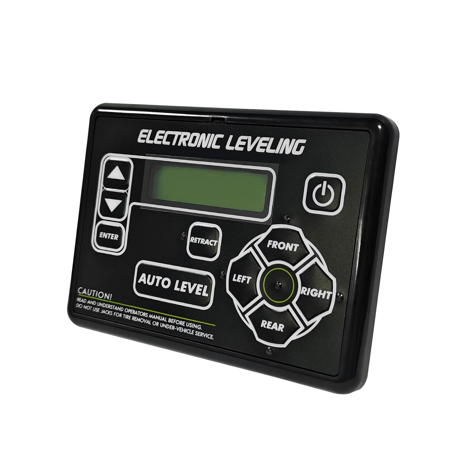 RV Ground Control Auto Level Touchpad, Black Electronic Leveling Control Panel 421484 Replacement Fit for Lippert System/for Ground Control TT