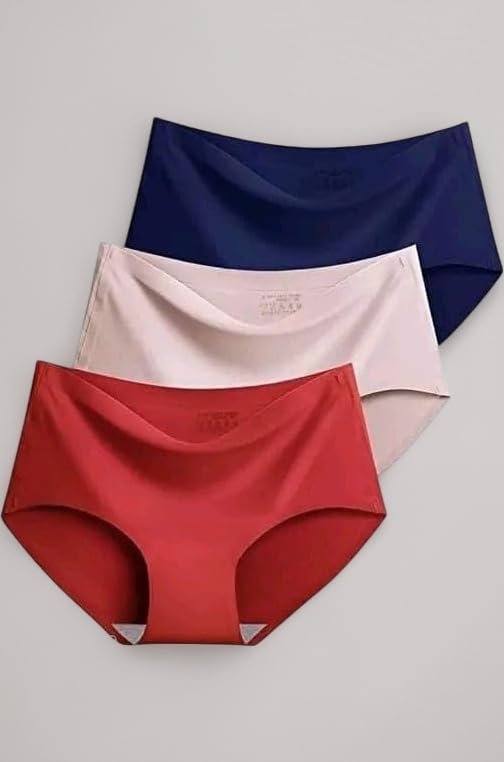 Women's Seamless Cotton Underwear, Multi-Color Pack, Soft Comfort Hipster Panties, 8 Piece Set
