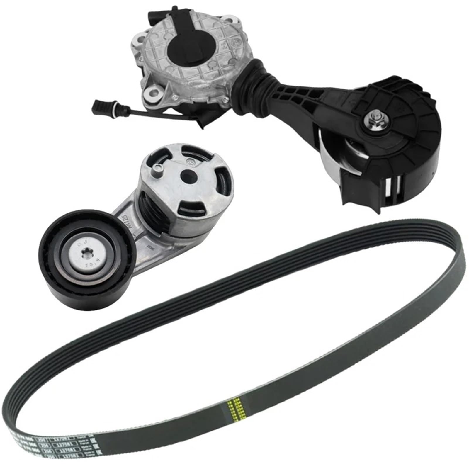 Conjunto de polea tensora de Correa de transmisión para BMW F20 F30 116i 118i 120i 316i N13B16 11287598832 11287603347 11287603348 6PK987 Kit de Rueda de fricción tensora de Correa de Motor