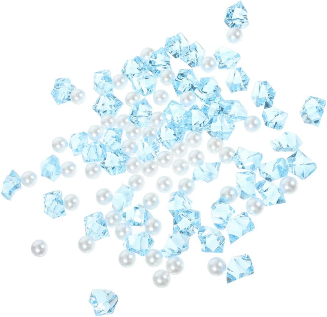 Yardwe 3sets Ice Beads for Vase Filler Aquarium Decor and Indoor Plant Decoration Smooth Beads for Home and Wedding Centerpieces