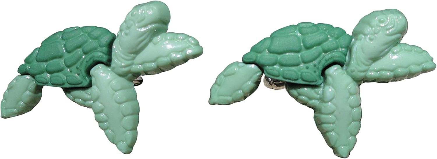 Sea Turtle Cufflinks, Lapel Pins, Tie Bars, Earrings, Jewelry and Accessories
