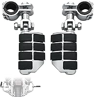 Vista 1 de FOVPLUE 1", 1.25" Estribos de Autopista Ajustables con Abrazadera para Harley Touring Softail Dyna Sportster modelos con Protector