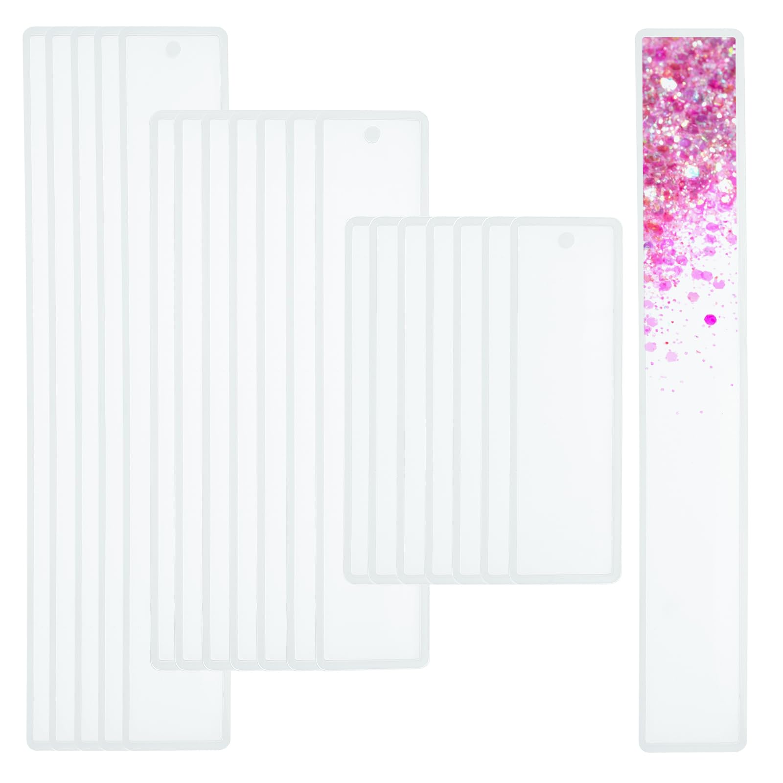 PATIKIL 20 Pcs Bookmark Resin Mould