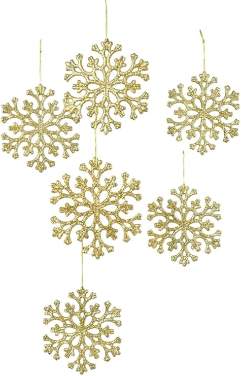 Serene Spaces Living Snowflake Ornaments