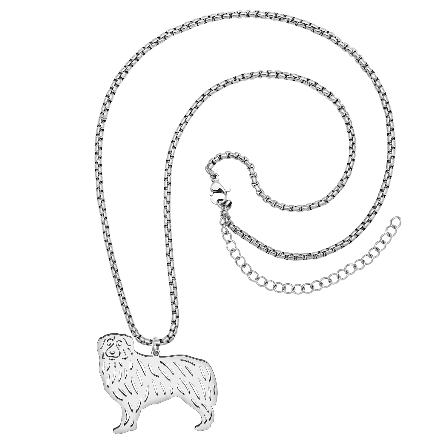 Acciaio Inox Cute Cane Ciondolo Collana Dainty 18K Oro collana per Donna Ragazza Animali Domestici Cane Regali Gioielli