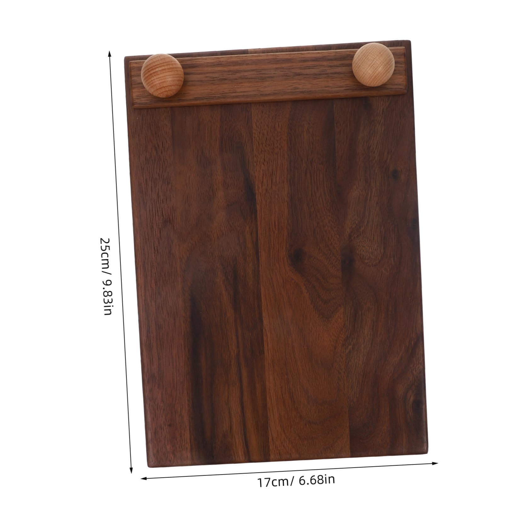 Alipis Menu Clipboard Vertical Display Board Small Wooden Clipboard for Restaurant Writing Board