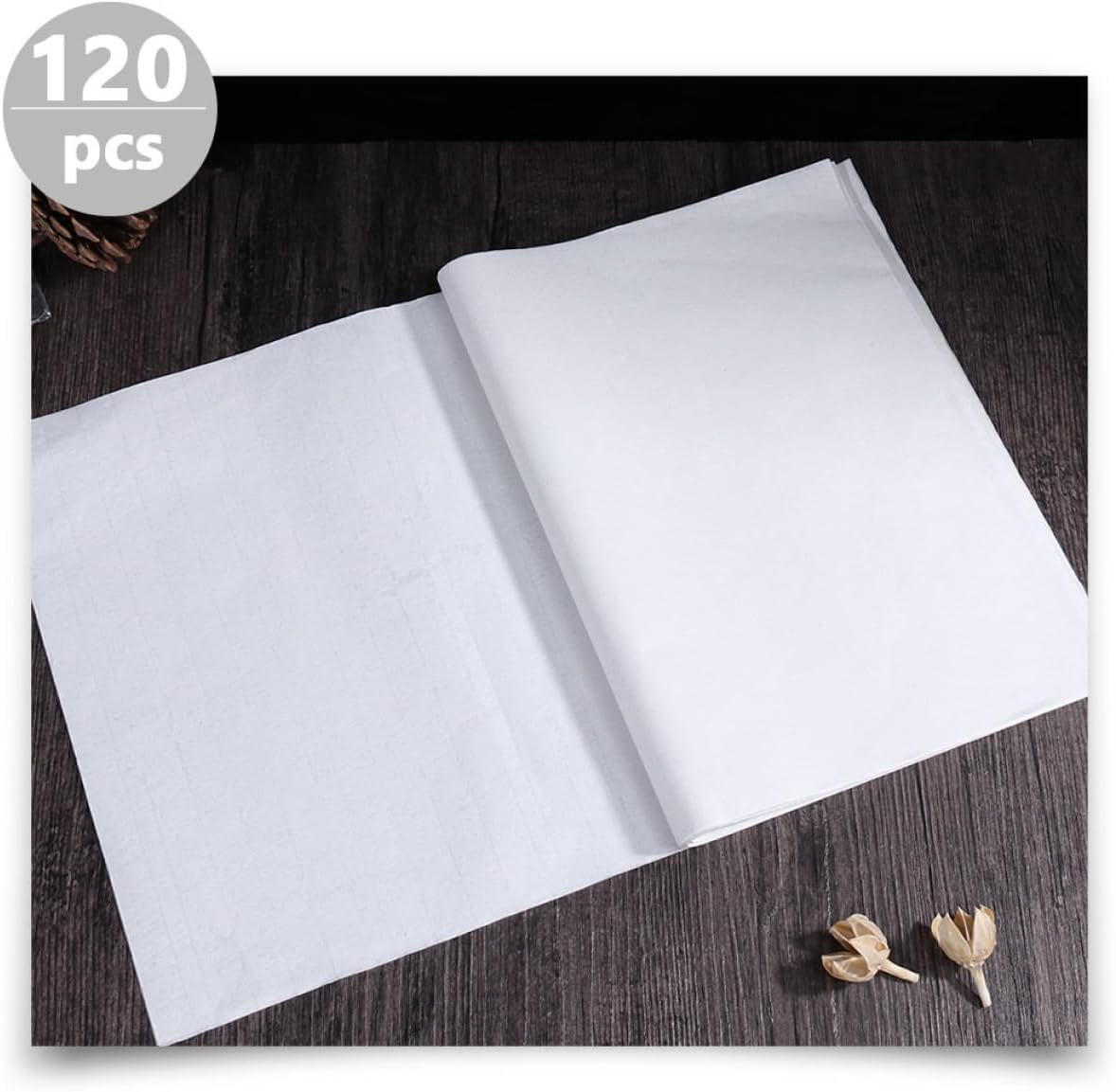 OSALADI 120pcs Xuan Paper for Calligraphy Practice Lightweight Brush Ink Writing Sumi Papers for Drawing and Chinese Painting Art Supplies Each