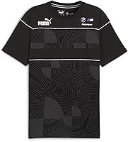 Vista 9 de PUMA Hombres BMW MMS Essentials Motorsport Tee Casual Tops Casual - Negro