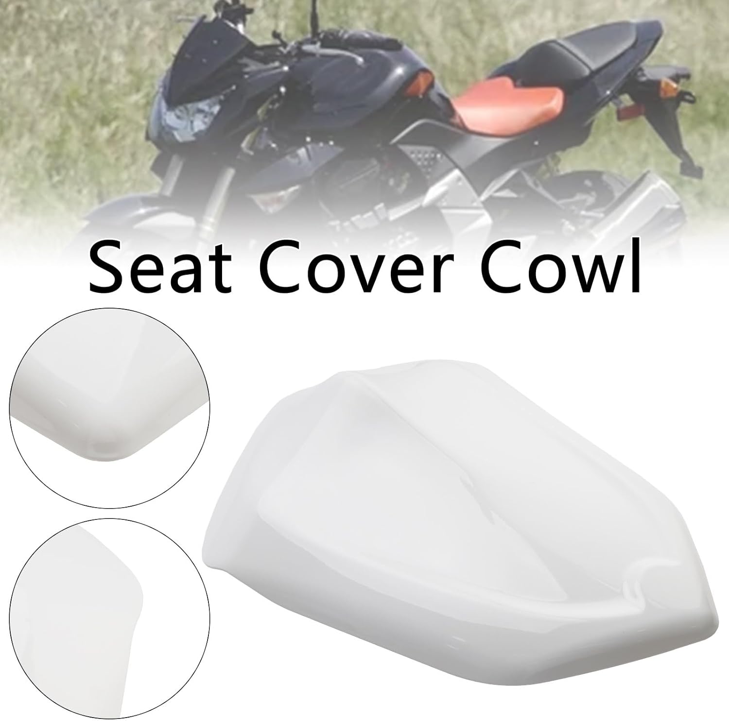 Areyourshop Tail Rear Seat Cowl Cover Fairing Cowl for Kawasaki Z1000 2007-2009
