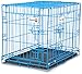 Petmate Aspen Pet Puppy 2-Door Training Retreat Crate, 24", Blue