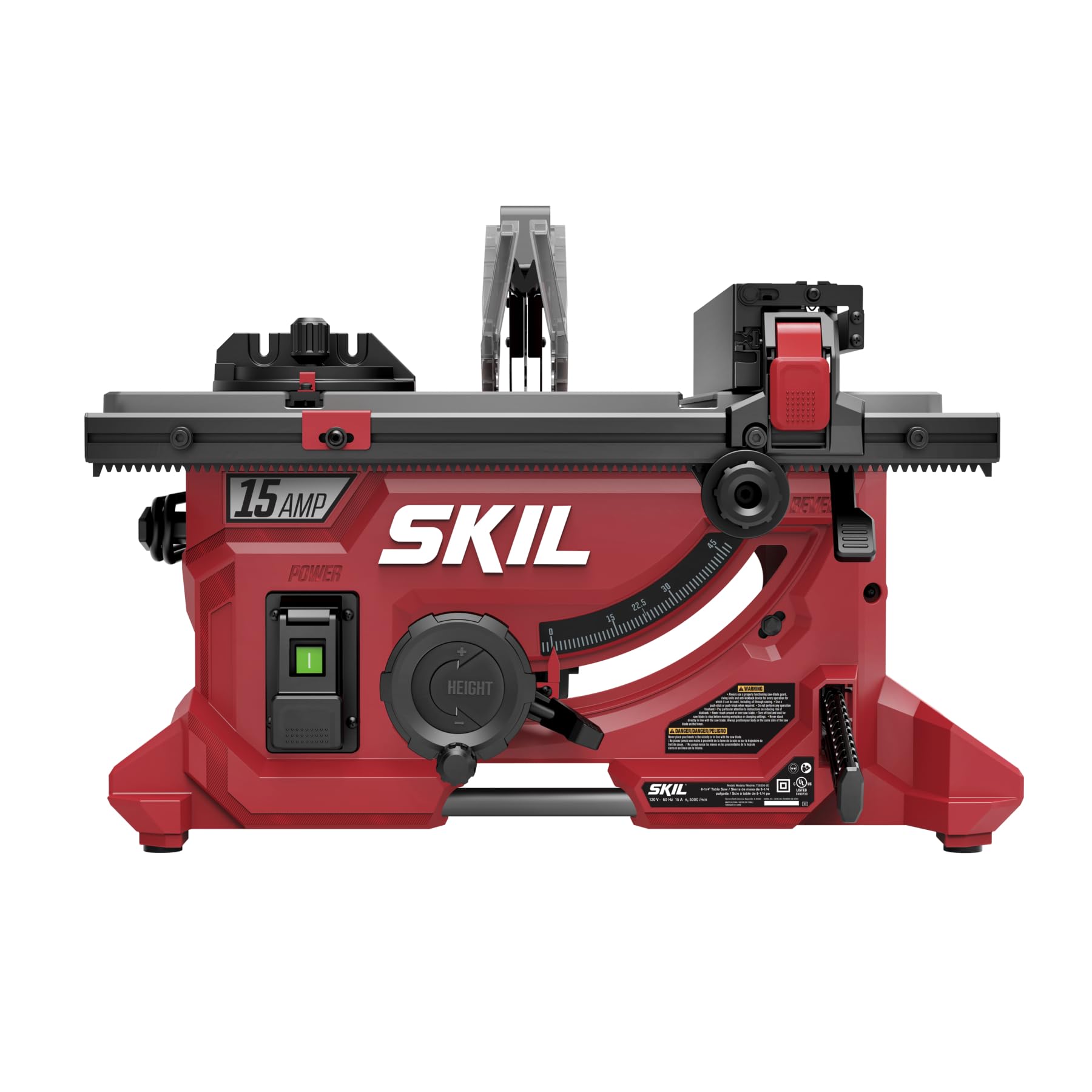 SKIL Sierra de mesa compacta y soporte plegable de 15 amperios, 8-1/4 pulgadas, TS6338-00