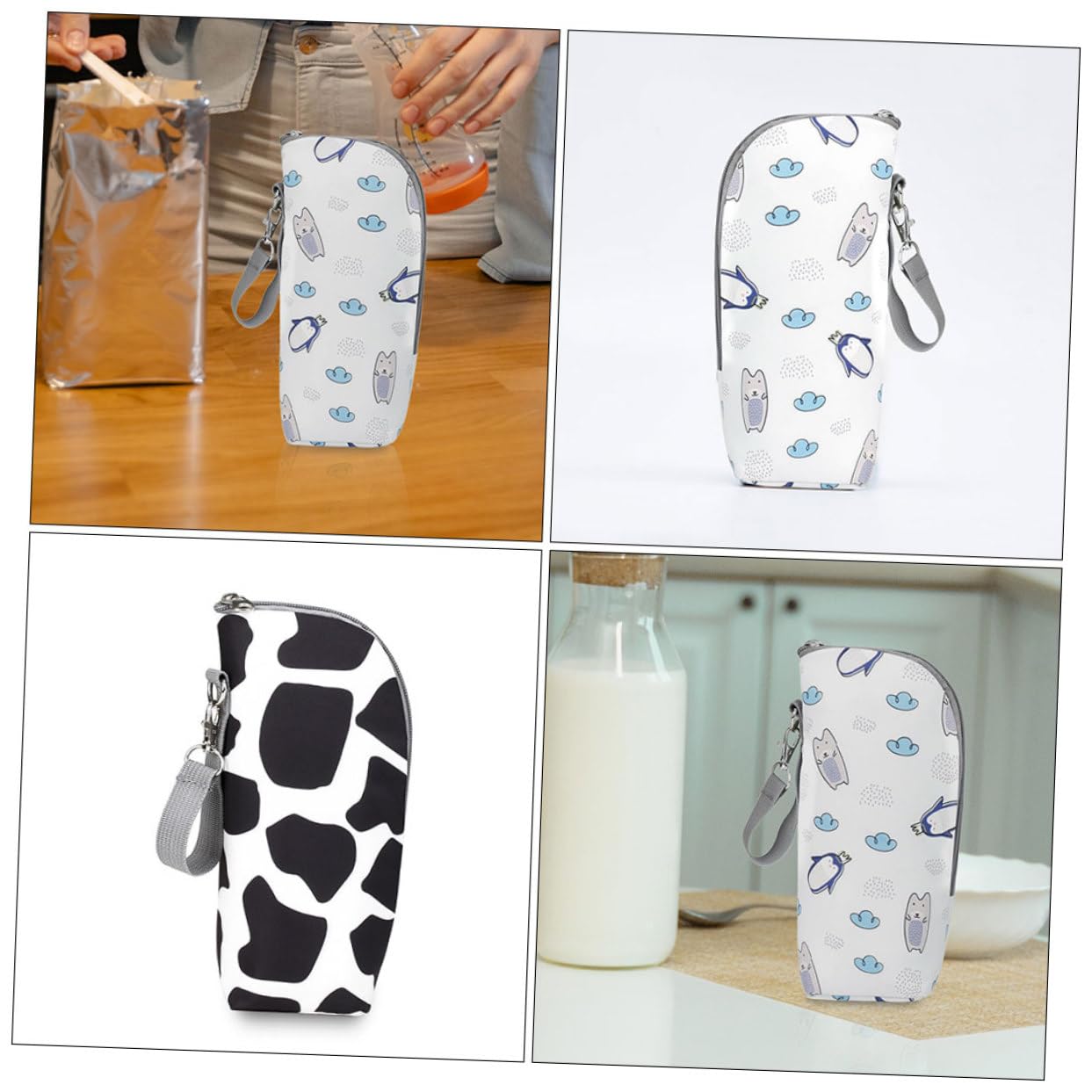 UPKOCH 6piezas Bolsa Térmica para Biberones Aislante Portátil para Alimentos De Organizador De Botellas para y Lactancia