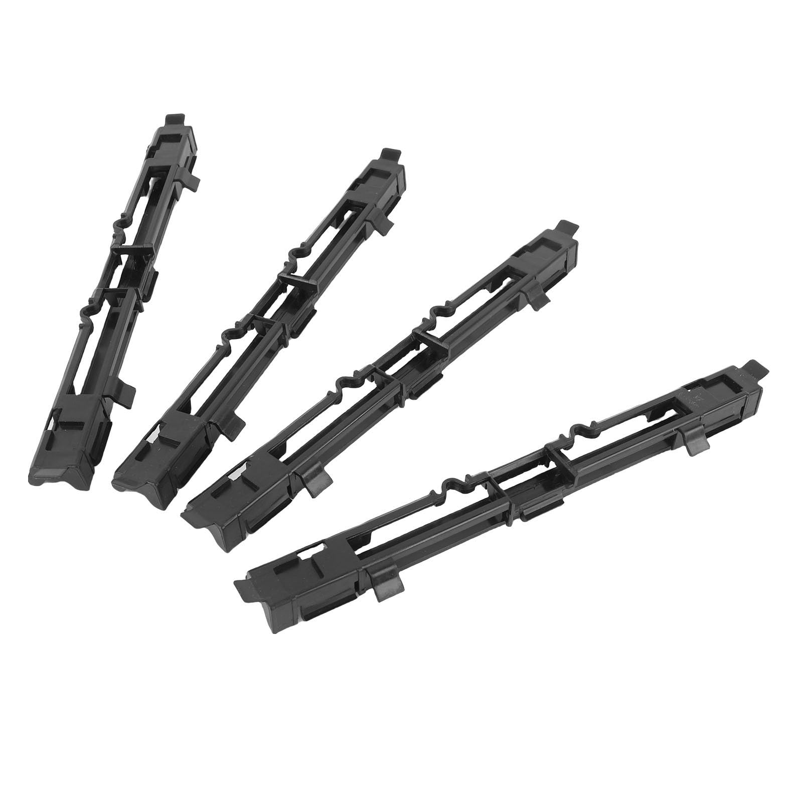 Dachreling-Zierleiste, 4-teiliges Set, langlebige ABS-Dachträgerabdeckung, Ersatz für H Zafira B Schrägheck Caravan GTC TwinTop Limousine Van 2004 2015