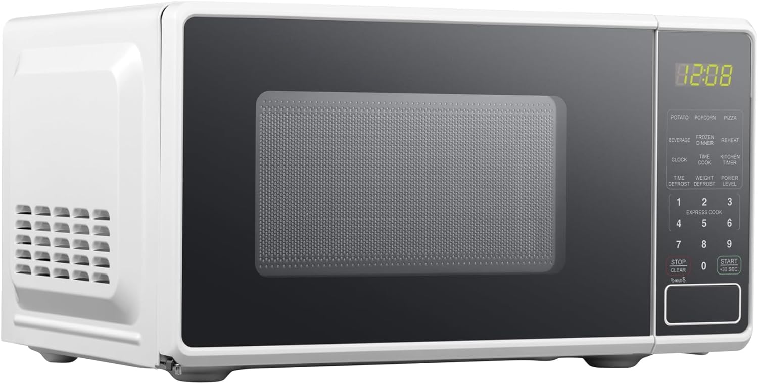 Mainstays...0.7 cu. ft. Countertop Microwave Oven, 700 Watts (Color : White)