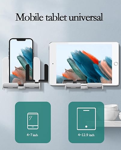 Miniatura 3 de Soporte de teléfono de ducha ajustable para tableta, soporte de pared para cocina, baño, dormitorio, compatible con la serie iPhone y otros