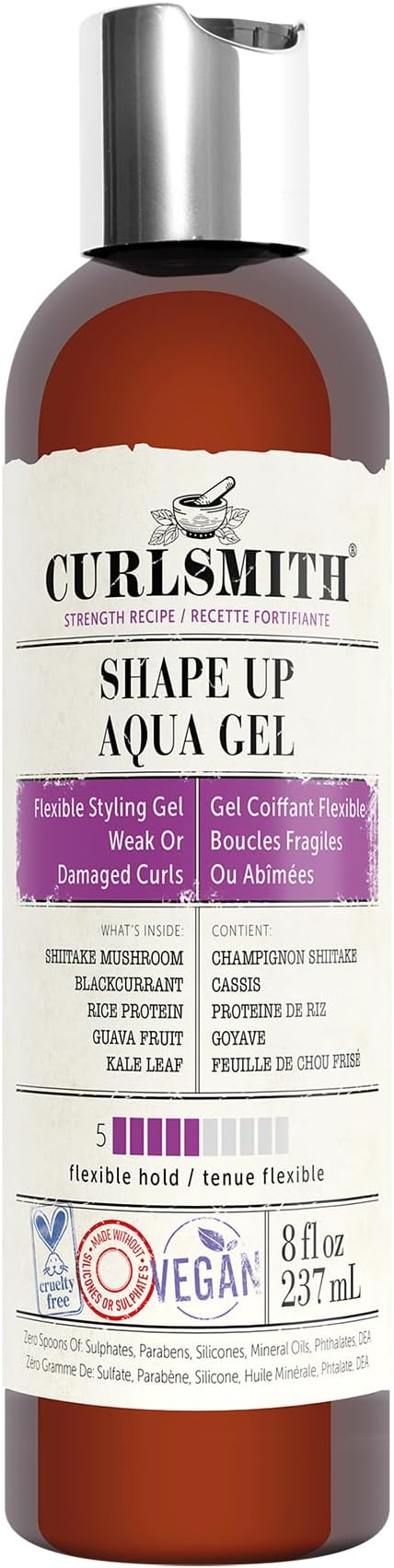 Shape Up Aqua Gel, Lightweight Styling Gel with Proteins for Damaged Hair (237ml)