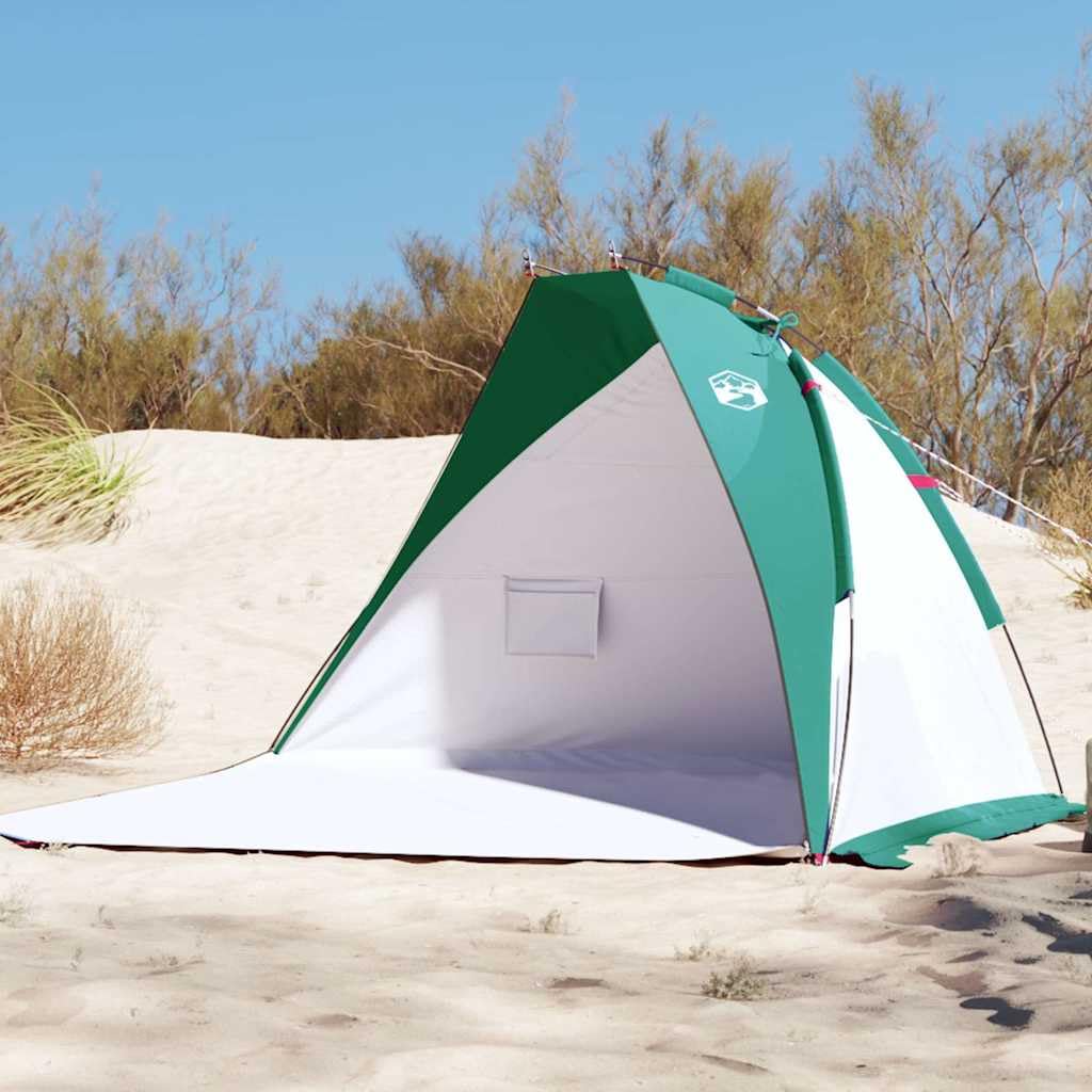Namiot plażowy lazurowy 268 x 223 x z poliestru 185T z powłoką poliuretanową, lekki namiot Popup na kemping, do aktywności na świeżym powietrzu, wędrówek, z moskitierą i torbą do przenoszenia