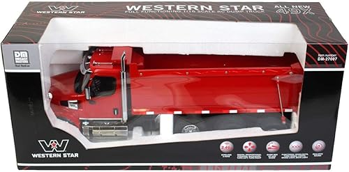 Miniatura 8 de Diecast Masters 1:16 Radio Control Western Star 49X 2020 Serie de transporte de camiones volquete 27007