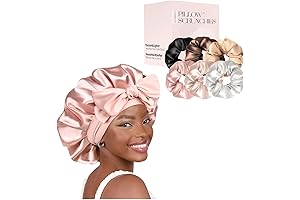 Satin Bonnet and Satin Hair Scrunchies for Women yanibest Silk Bonnet