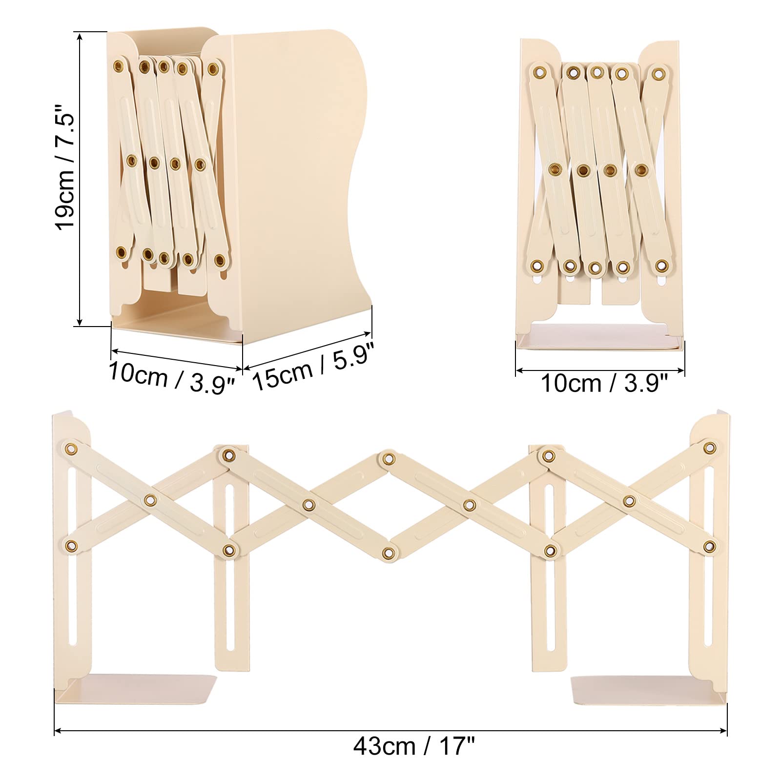 PATIKIL Adjustable Bookend - Image 2