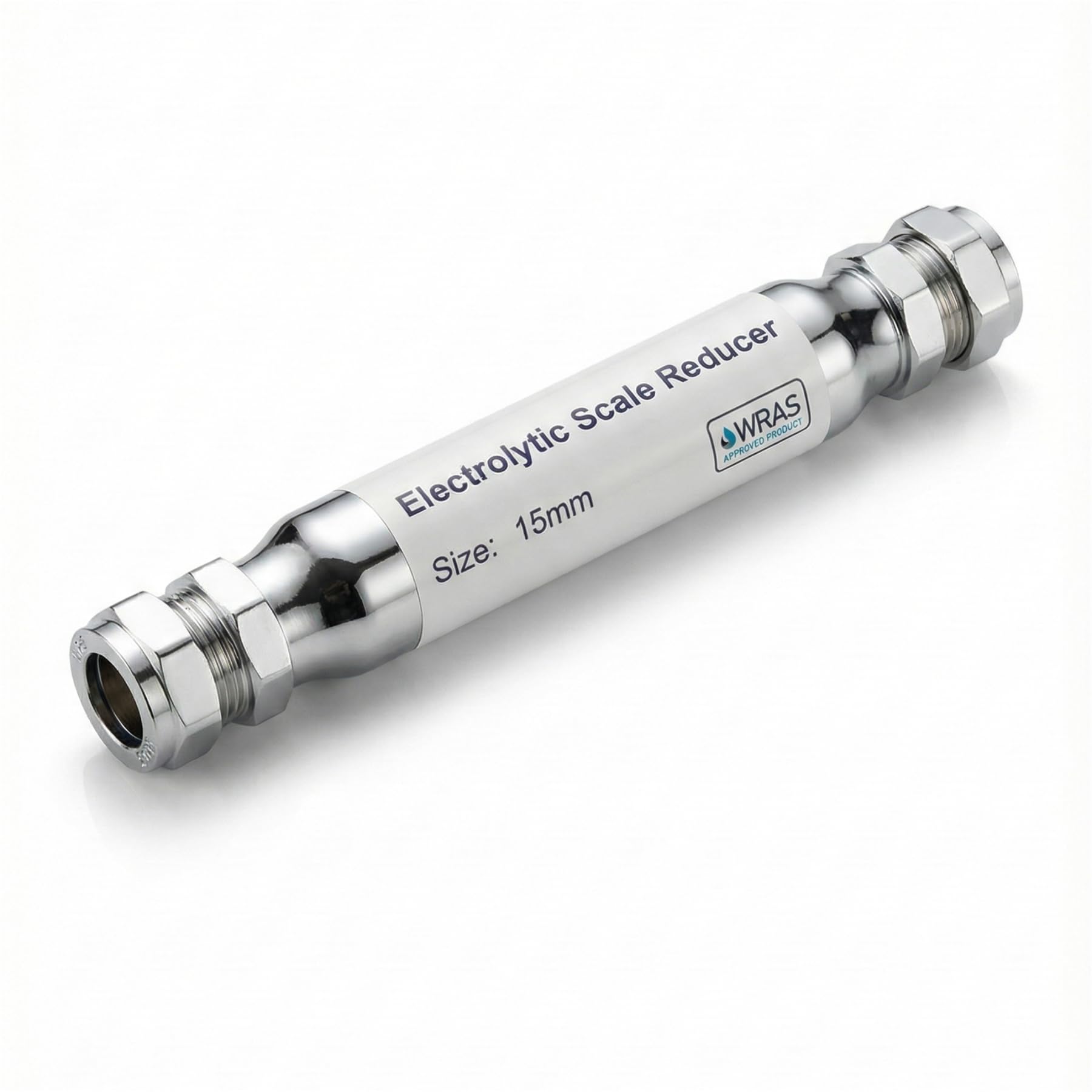 LavaTherm Electrolytic Scale Reducer 15 mm – WRAS Approved Limescale Inhibitor & Water Conditioner for Whole House Boiler Protection, Hard Water Treatment, Energy Saving & Limescale Reduction