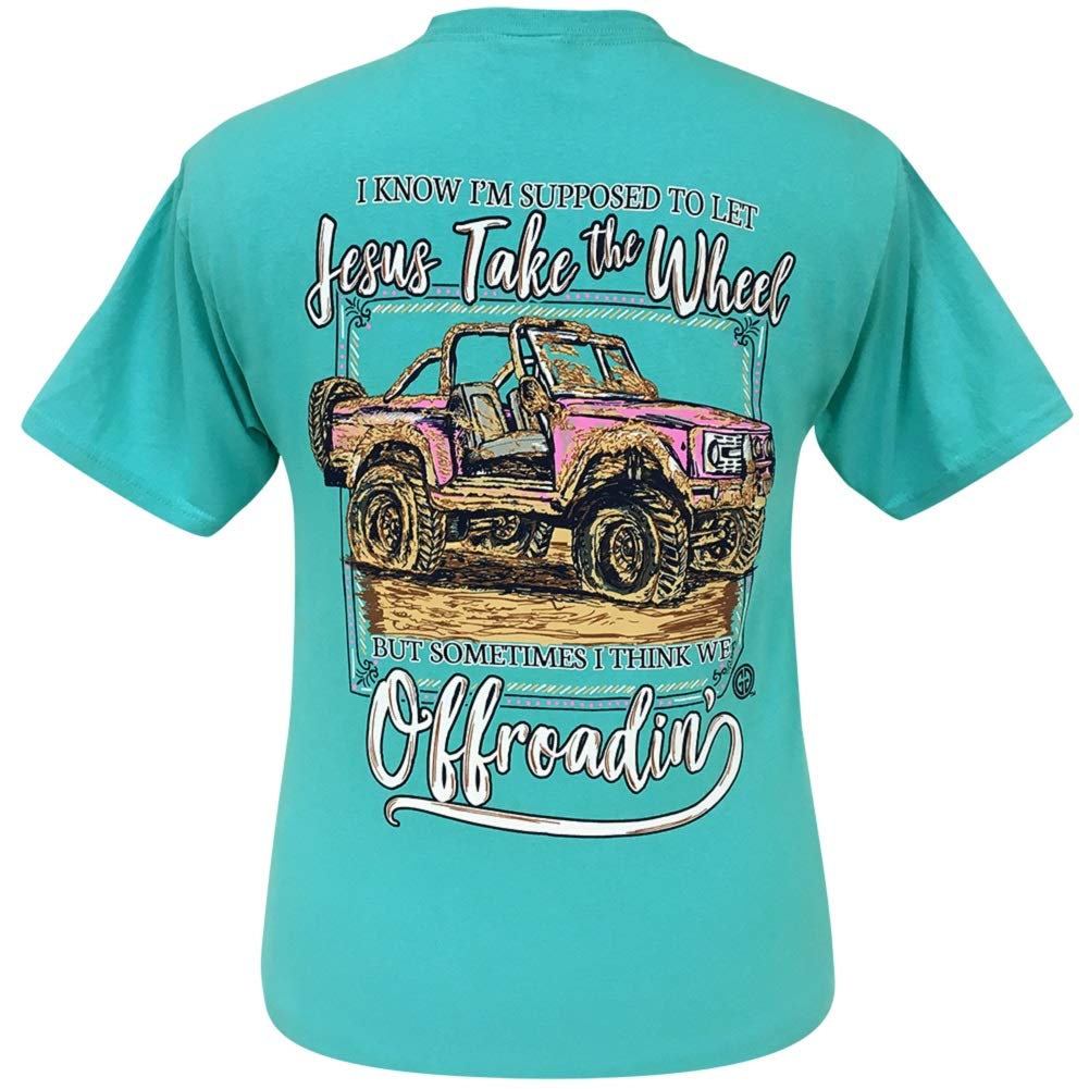 Offroadin' Scuba Blue Short Sleeve T-Shirt