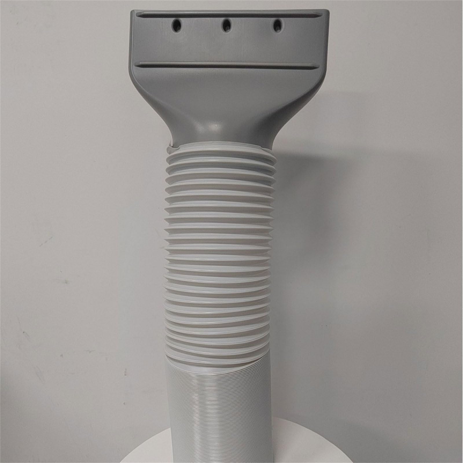 1. Conector de manguera de escape de CA ABS flexible para unidades de aire acondicionado portátiles, adaptador de ventilación plano para aire acondicionado portátil