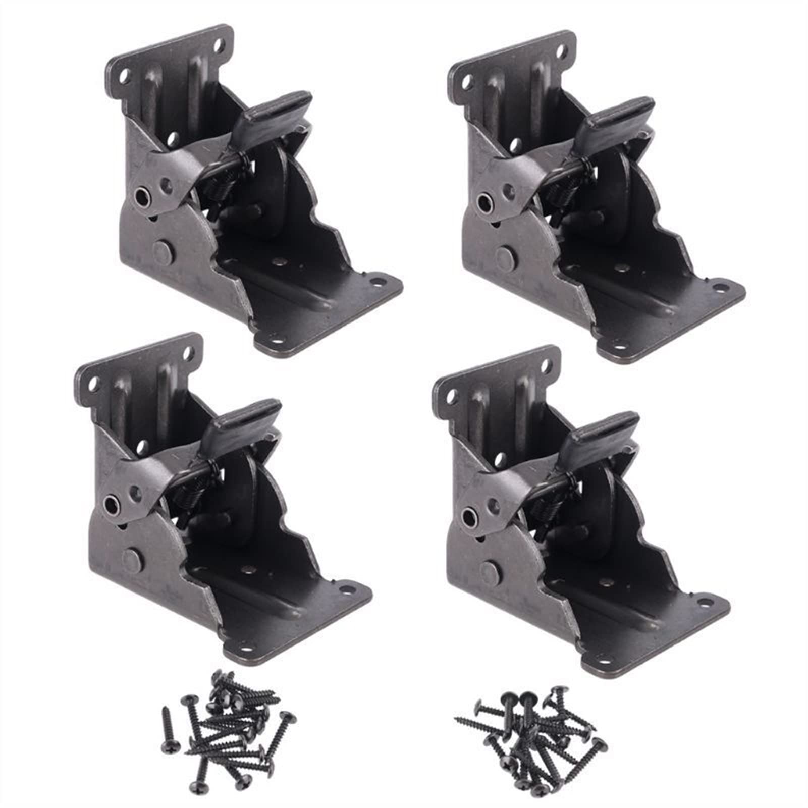 Nvsfzgiyg Nero 4 Pieces Of Alloy Hinges, Anti-Rust Appearance, Suitable For Table Legs, Bed