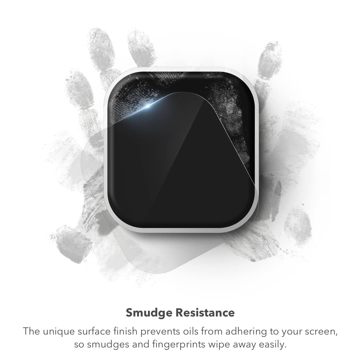 ZAGG InvisibleShield GlassFusion – Protection d'écran en verre hybride extrême – Fabriqué pour Apple Watch Series 7 Taille du cadran : 45 mm