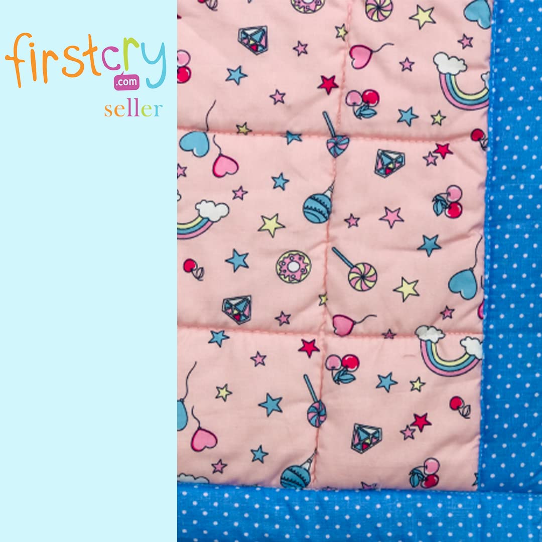 RURIBOSY Cotton Baby Sleeping Mattress Set - Godari Cradle Bed, Multi-Purpose Cushioned Mat for Ages 0-1.5 Years (Style: 9) - Image 2 thumbnail
