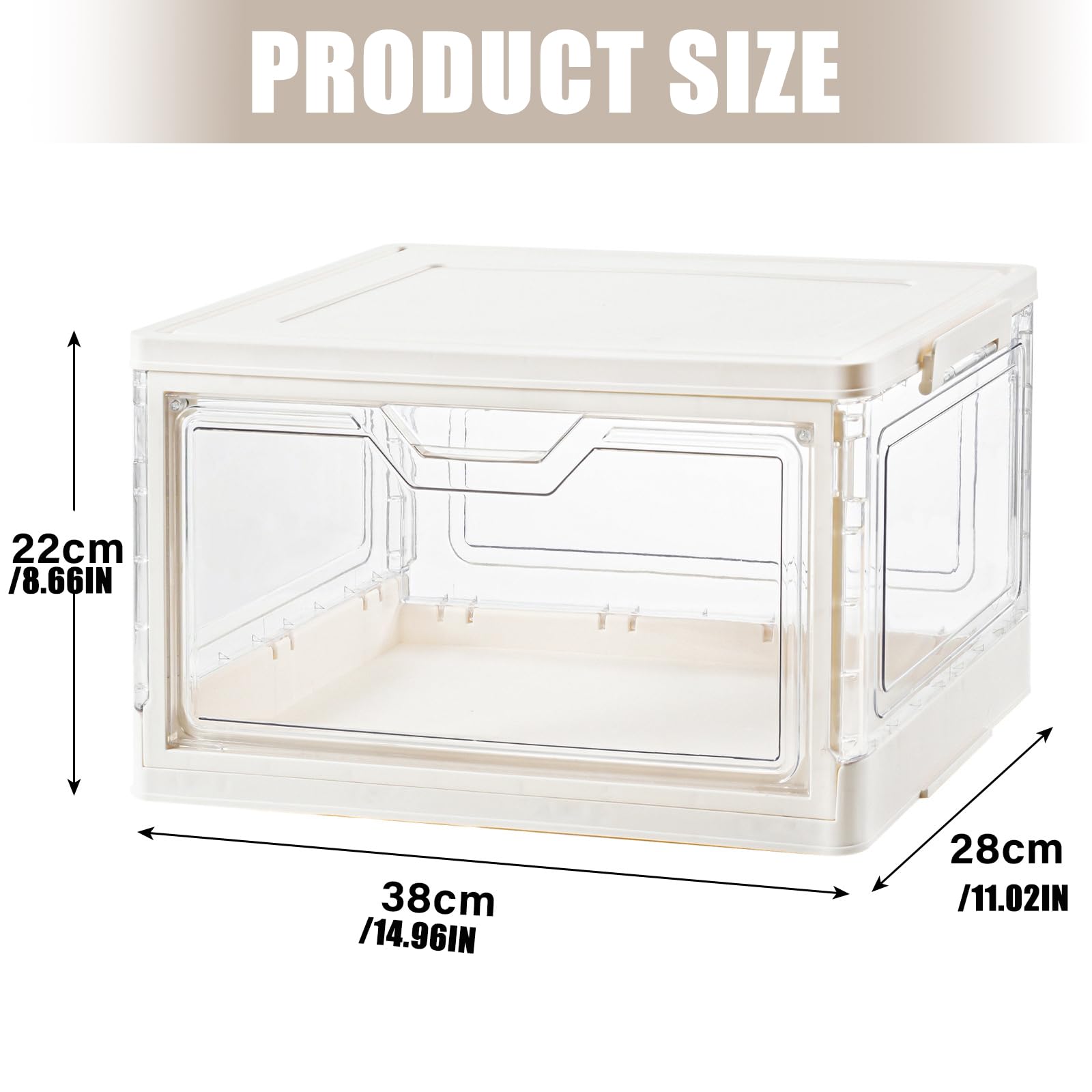 Armoire escamotable Boîte de rangement moderne avec serrure attrayante Plan pliable pour chambre à coucher Salon Planificateur ABS Armoire ABS avec attrayant pour la maison Planificateur de stockage