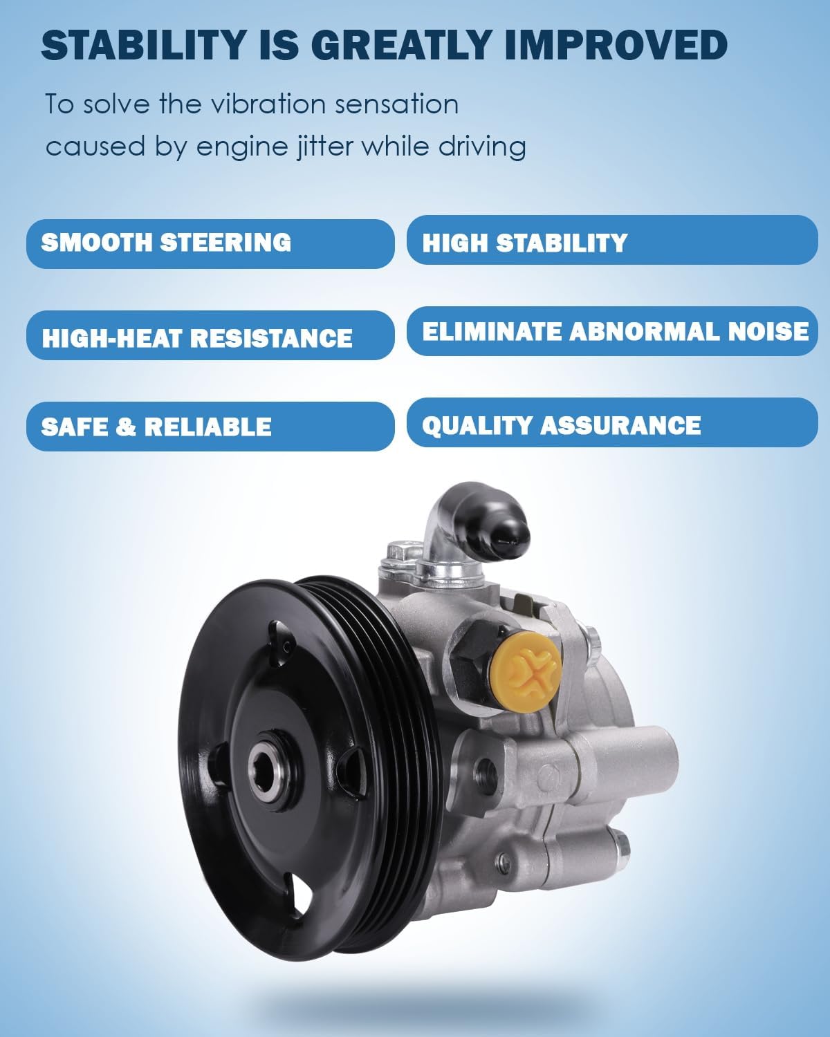 ECCPP Power Steering Pump fit for LEXUS ES300 2002 2003 3.0L 2995CC V6 GAS DOHC Naturally Aspirated Replace #21-5287