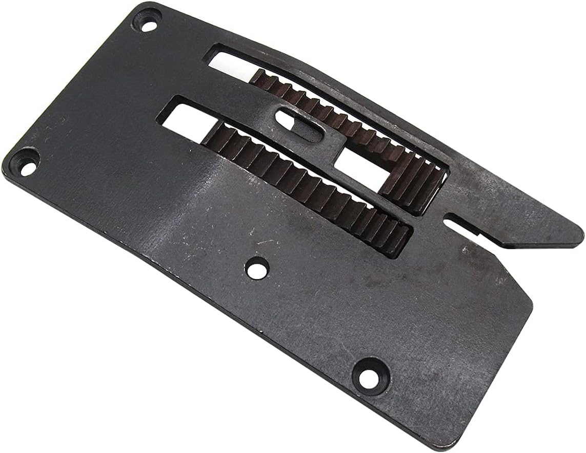 CKPSMS Brand - 1SET Throat Plate #244122 and Feed Dog #244111 Compatible with/Replacement for Portable Bag Closer NEWLONG Brand NP-7 and GK26-1A (Throat Plate and Feed Dog)