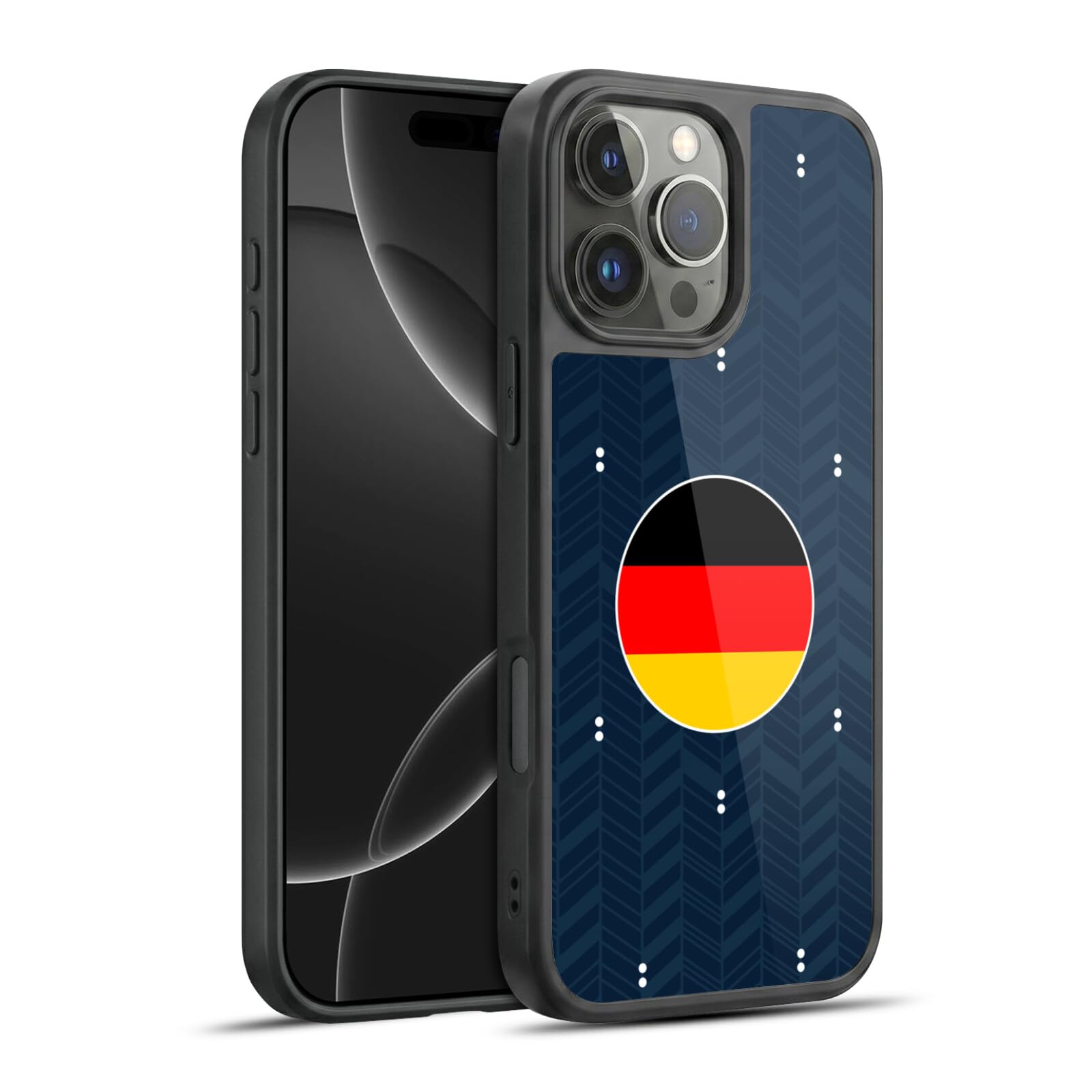 Coque renforcée iPhone 16 Pro Max foot Allemagne - 8