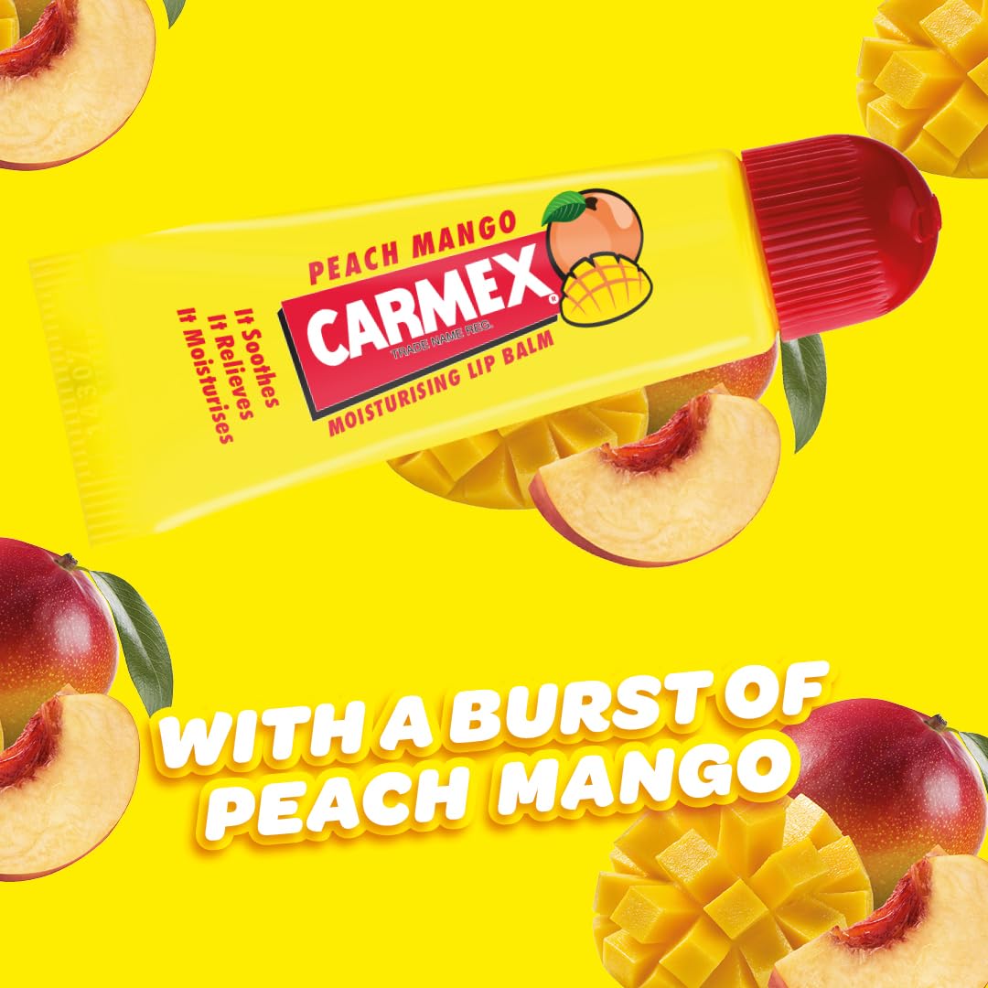 Carmex Dudak Balmı Peach & Mango BURST Tube 10 G