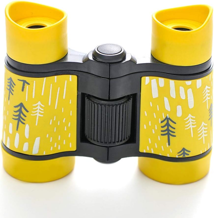 Binoculars for Kids High Resolution - Compact High Power Kids Binoculars for Bird Watching, Hiking, Hunting, Outdoor Games, Spy & Camping Gear, Learning, Outside Play, Boys & Girls Gift (yellow)