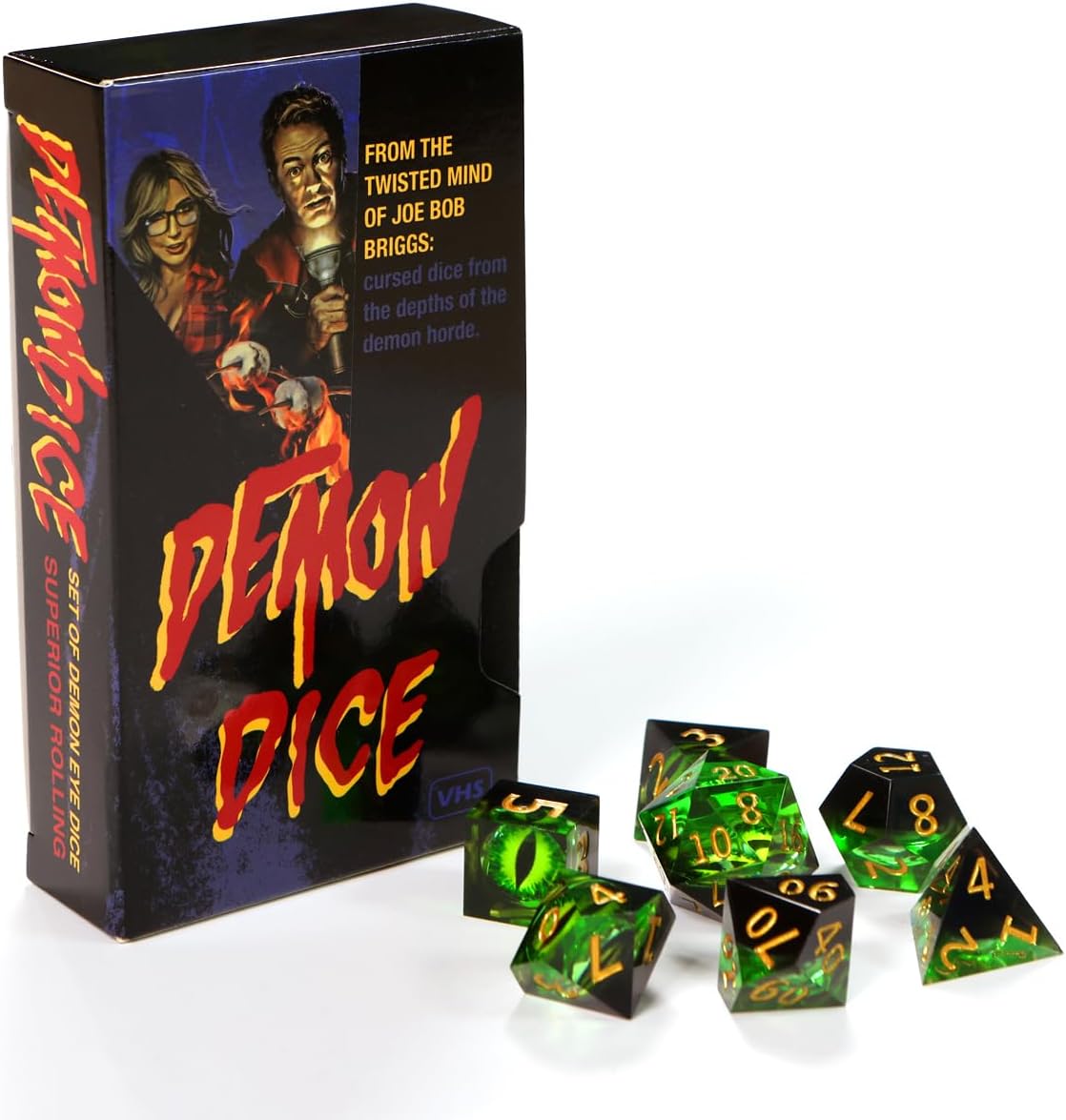 Joe Bob Briggs Last Drive-In VHS Demon Dice | Limited Edition Charity Dice!