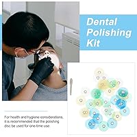 Vista 5 de Healifty 40 Uds Suministros Discos de Pulido Surtido Kit Herramienta DentalPulidor Material Herramientas Pulido con Tallo Mandril Accesorios
