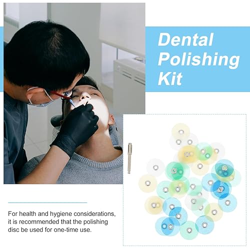 Miniatura 5 de Healifty 40 Uds Suministros Discos de Pulido Surtido Kit Herramienta DentalPulidor Material Herramientas Pulido con Tallo Mandril Accesorios