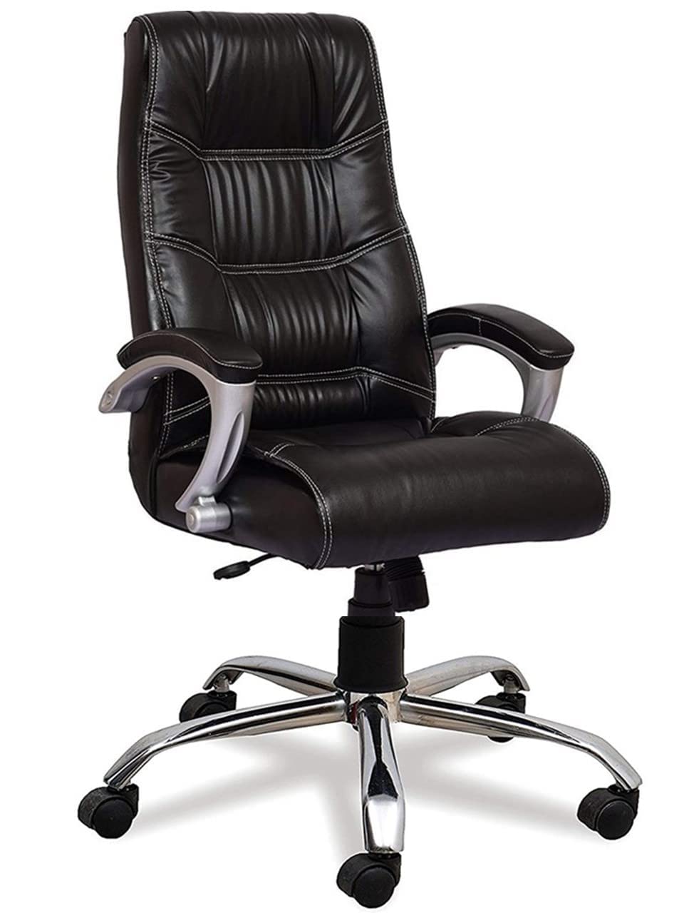 BaBa CHAIRS Chair Premium Leatherette Office Chair, High Back Ergonomic