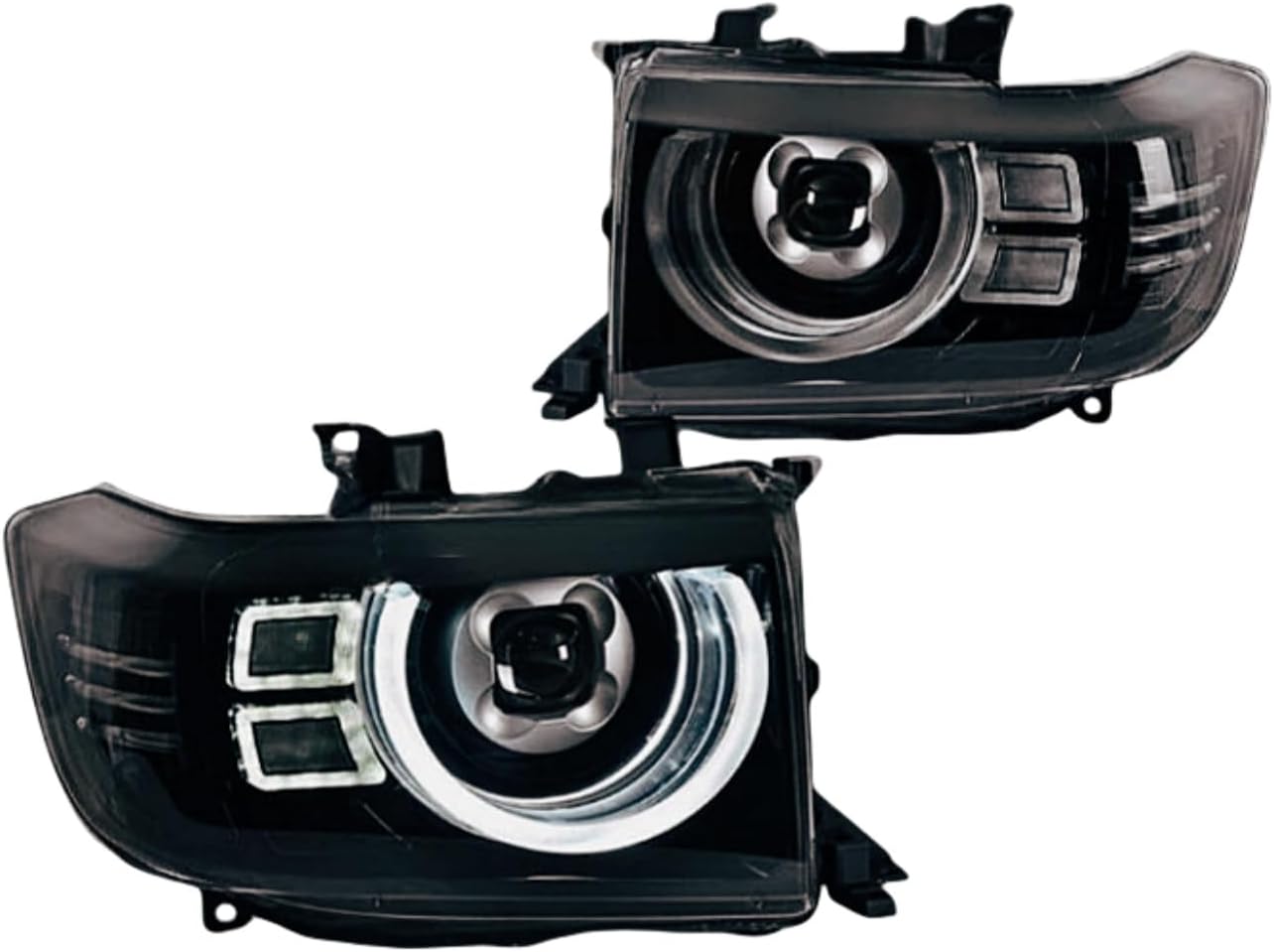 2PCS HC-LC-6625 LED Headlights Fits for Toyota Land Cruiser 70