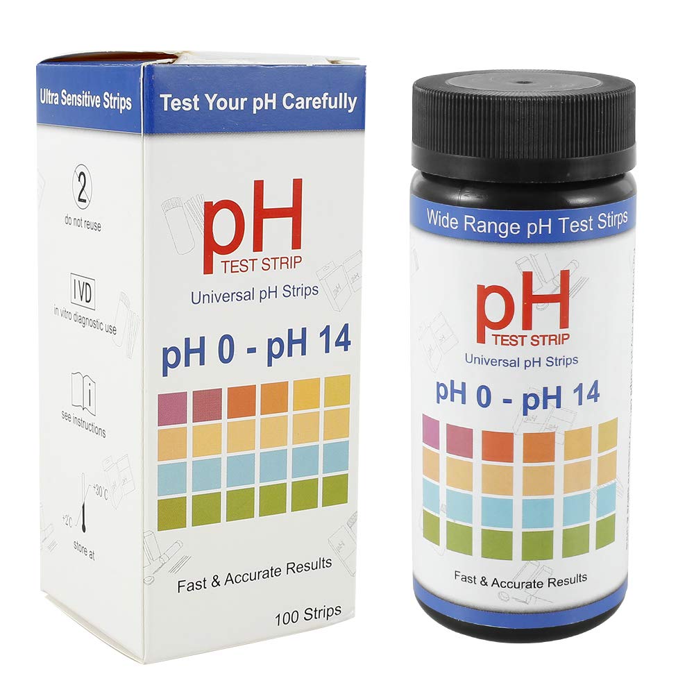 Soil Test Strips, 100 Tests PH Strips for Testing Soil, 014 PH Soil