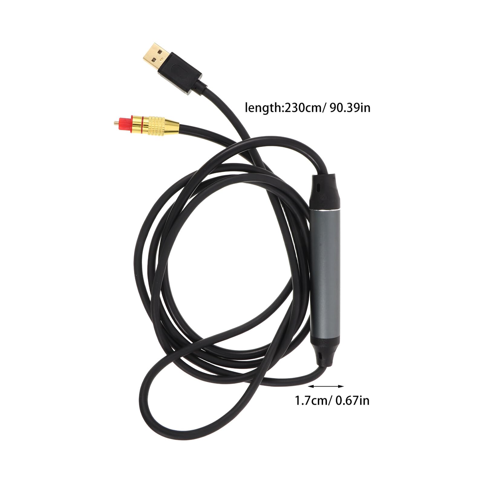 VILLCASE Cavo Audio USB a Ottico Adattatore Digitale senza Driver Portatile per Computer Laptop