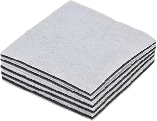 Vacuum Filter Kit Universal Cuttable 5 Piece 150 x 150mm | Activated carbon sponge, pre motor replacement, 3 layer filtration, household cleaning, fits many cleaners