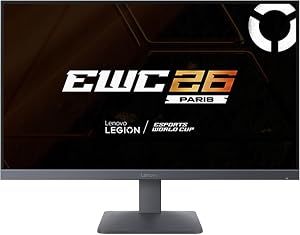 Lenovo LOQ 27-10 Monitor Gaming FHD 27″ IPS, Tasa de Refresco 200 Hz, 0.5 ms MPRT, 16:9, HDMI 2.1 + DP 1.4, VESA Adaptive Sync, AMD FreeSync Premium, Soporte Inclinable, Gris Luna